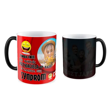 FOTO Kubek magiczny 330ml dla PRZYJACIÓŁ